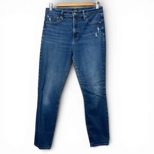 GAP Denim Women’s True Skinny Jeans Size 8 / 29 Mid-Rise Blue Stretch